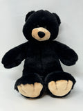 Build A Bear (BAB) Workshop Black Bear 17" Plush Black Teddy Stuffed Animal Toy