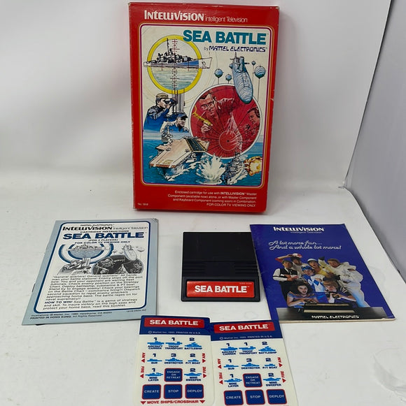 jeu console mattel intellivision sea battle jeu console mattel intellivision sea battle