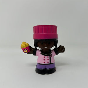 Fisher Price Little People Barbie African American Chef Baker Food Mom Girl