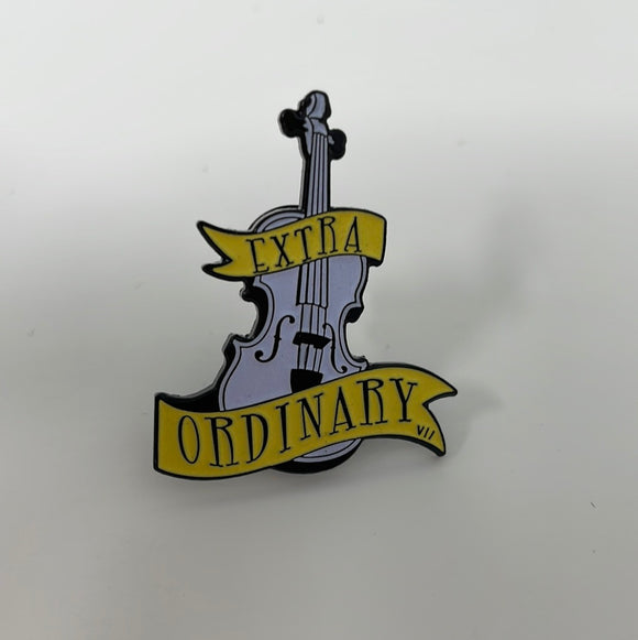 Umbrella Academy While Violin Extra Ordinary VII Enamel Pin