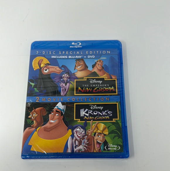 Blu-Ray Disc 3-Disc Special Edition Disney The Emperor’s New Groove & Disney Kronk’s New Groove Sealed