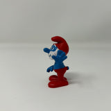Papa Smurf Waving Schleich 2 inch Plastic Figurine Figure
