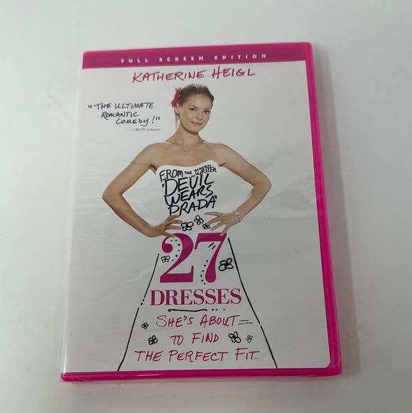 DVD Full Screen Edition 27 Dresses Brand New