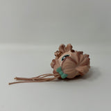 Littlest Pet Shop LPS Pink Komondor Sheep Dog Figure #830 With Real String Hair