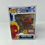 Funko Pop! Marvel Fantastic Four Human Torch GITD Marvel Collector Corps Exclusive 572