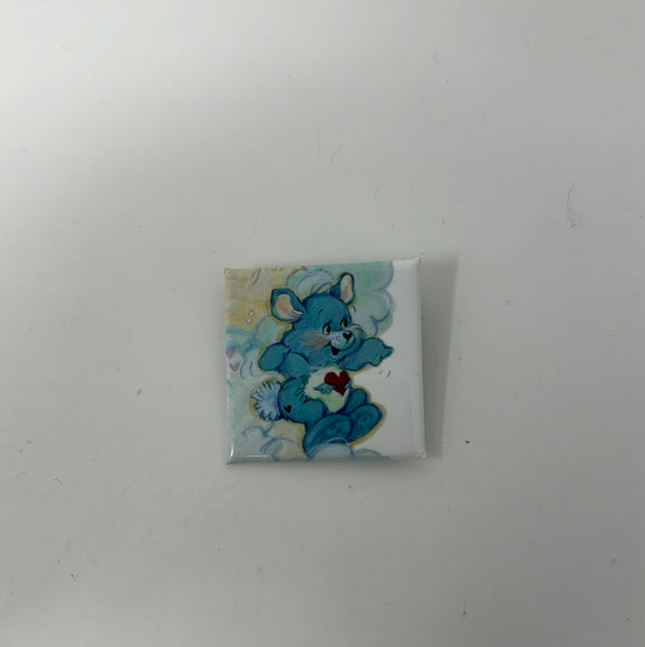 Care Bears Swift Heart Rabbit 1.5 Inch Square Pin