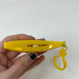 Squeeze Banana Fidget Toy Keychain