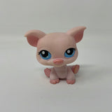 Littlest Pet Shop LPS #87 Pig Pink with Blue Eyes