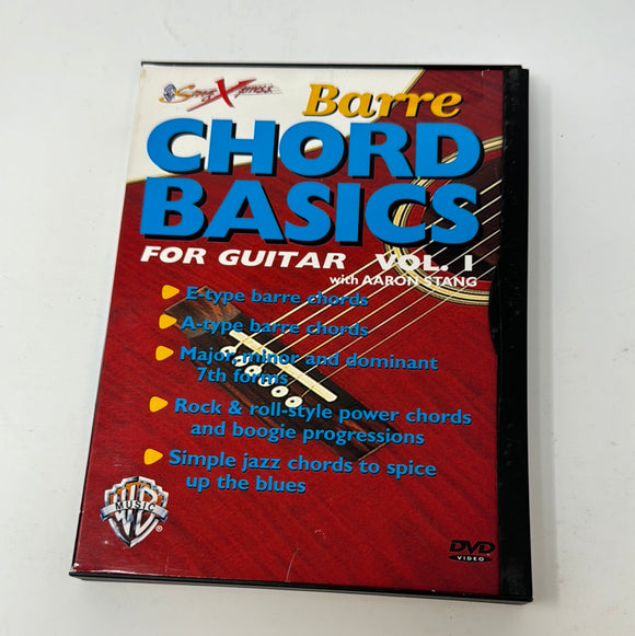 DVD SongXpress Barre Chord Basics For Guitar Vol 1
