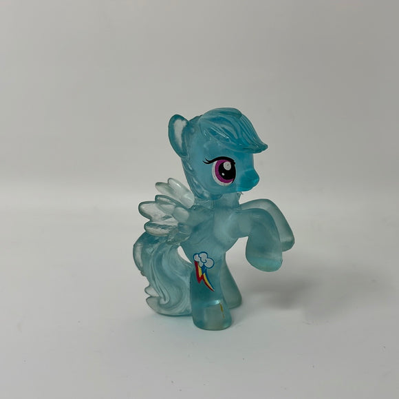 My Little Pony Hasbro MLP Mini Pony Figure Clear Blue Rainbow Dash
