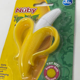 Nuby Nana Nubs Gum Massager Yellow Teething Soft Silicone Toothbrush Sore Gums