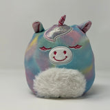 Squishmallows Scented Unicorn Stuffed Plush Pillow Blue Pink Cotton Candy 5”