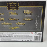 Hot Wheels 2023 FAO Schwarz Exclusive 8 Car Gold Set