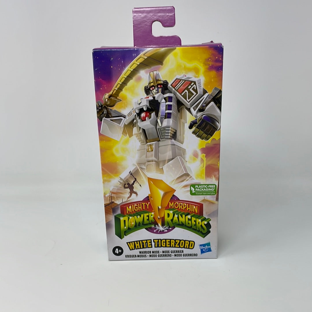 Mighty Morphin Power Rangers White Tigerzord Action Figure 2022