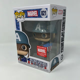 Funko Pop! Marvel WWII Ultimates Captain America Marvel Collector Corps Exclusive 821