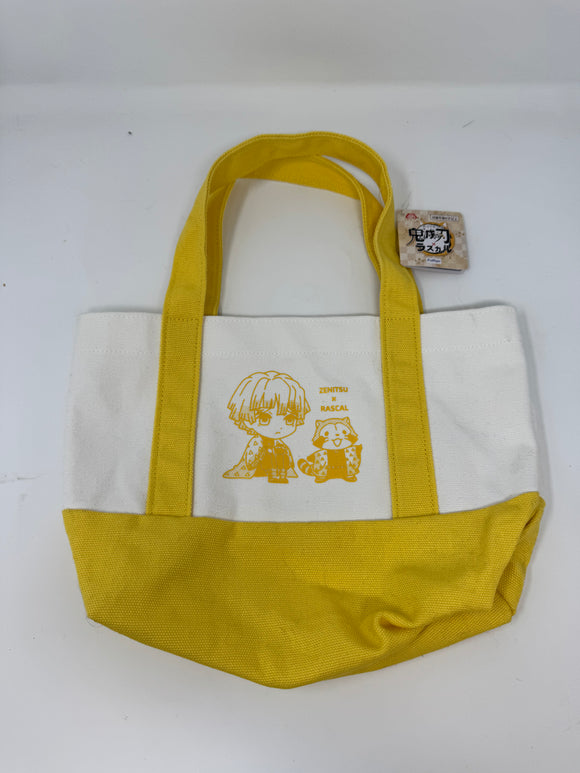 Demon Slayer X Rascal Canvas Tote Bag New from Japan- Zenitsu Agatsuma