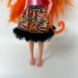 Enchantimals Tanzie Tiger Doll 6” Orange Black Hair
