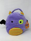 12" Squishmallows BLAZE THE MONSTER BAT Halloween Treat Pail Plush Bag