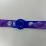 Pop It Bracelet Blue, Purple and White Fidget Toy