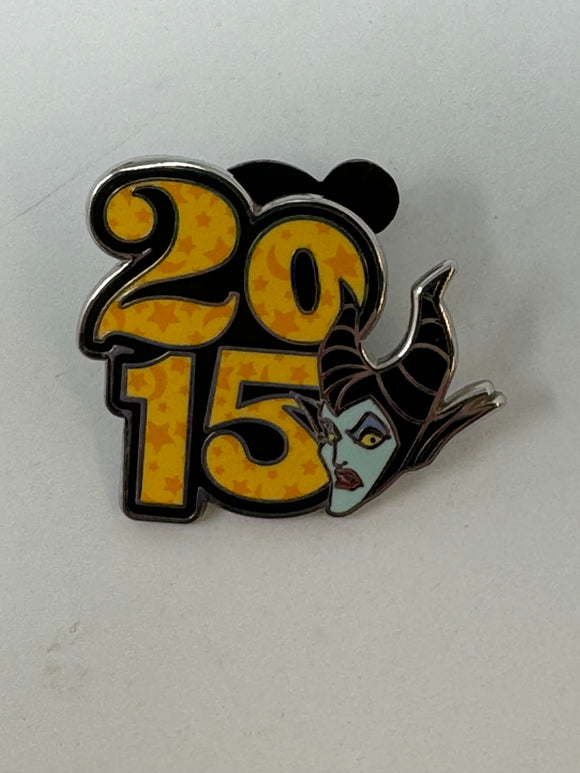 Disney Parks 2015 Dated Booster Maleficent Disney Pin
