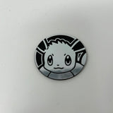 Pokemon Collectible Coin: Large Silver Eevee Flip Coin