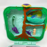 2018 Mattel Polly Pocket Compact Present Playset Doll butterfly garden picnic