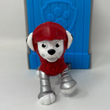 Paw Patrol Rescue Knights Marshall Mini Figure 1.75" with Plastic Castle
