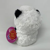 Keel -  Mini Motsu Noodles The Panda Black & White Soft Plush Beanie Toy -12 Cm