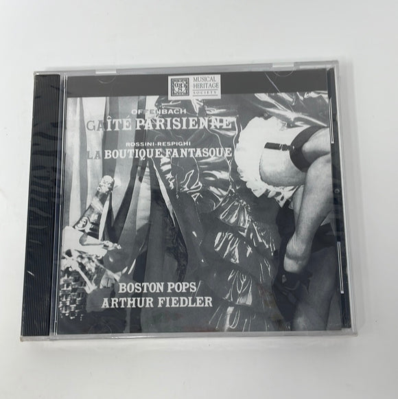 CD Musical Heritage Society Offenbach Gaite Parishienne Rossini-Reapighi La Boutique Fantasque Boston Pops Arthur Fiedler Sealed