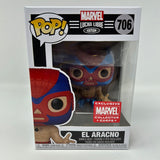 Funko Pop! Marvel Lucha Libre Edition El Aracno Marvel Collector Corps Exclusive 706