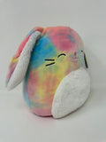 Squishmallows Candy Rainbow Tie Dye Bunny Plush 8" Furry Belly