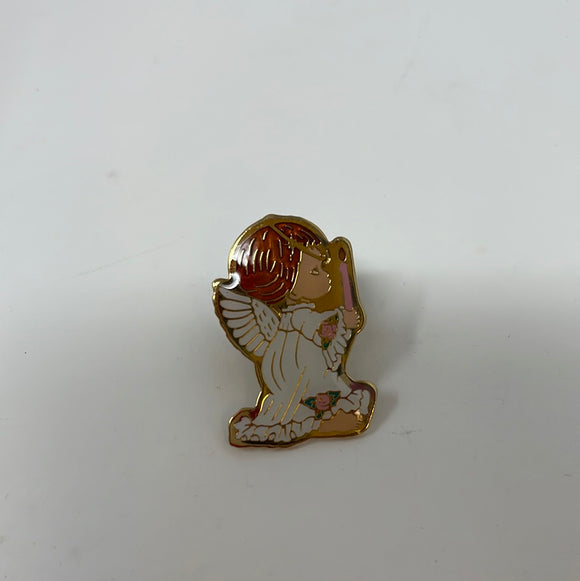 Praying Angel Candle Religious Lapel or Hat Pin