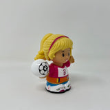 Fisher Price Little People Barbie Girl Soccer Player Figure