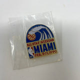 Vintage New in plastic All star weekend 1990 Miami NBA Basketball Pin