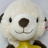 Peek A Boo Toys Otter Plush Stuffed Animal Gold Star