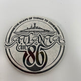 Vintage The Shape Of Things To Come Atlanta In 86 Pin