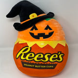 Squishmallows 12" Halloween "PAIGE" Reese's Hershey's Pumpkin Plush RARE