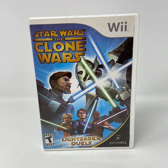 Wii Star Wars the Clone Wars Lightsaber Duels
