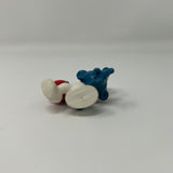 1979 Bowler Smurf with Red Bowling Ball Rare Vintage Figurine