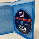 Blu-Ray Disc New York Giants Super Bowl XLVI Champions