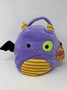 12" Squishmallows BLAZE THE MONSTER BAT Halloween Treat Pail Plush Bag