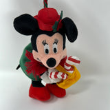 Walt Disney Christmas 2000 HOLIDAY MINNIE MOUSE 6" Plush Stuffed Animal Toy