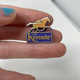 Kentucky Horse Gold Tone Vintage Lapel Pin