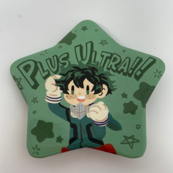 My Hero Academia Deku Plus Ultra Star Shaped Pin