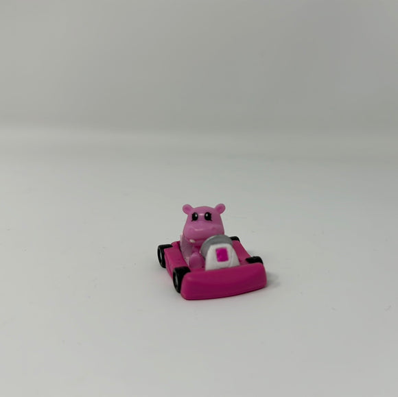 Squinkies Pink Go Kart with Pink Hippo
