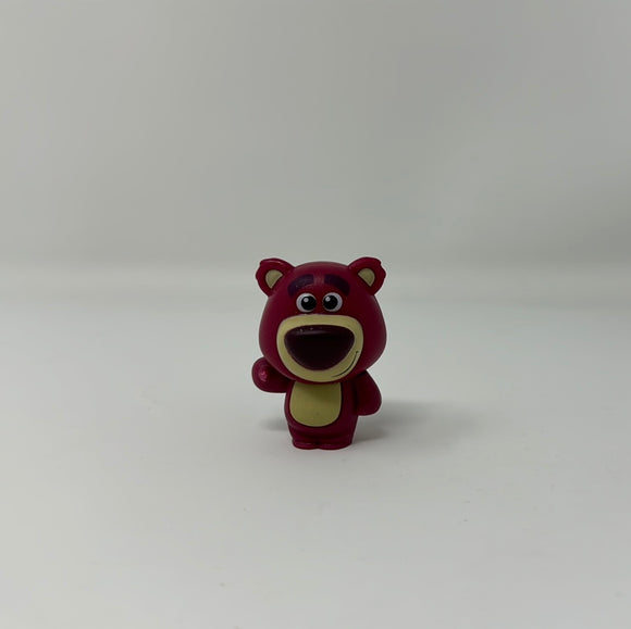 Mini Lotso Bear Toy Story PVC Figure, Disney Pixar, 1 3/4