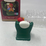 Hallmark Keepsake Ornament Disney Winnie The Pooh “Waitin’ on Santa” 1997