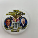 Vintage 55th Presidential Inauguration 2005 January 20th Bush and Cheney Pin