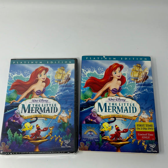 DVD Platinum Edition Disney The Little Mermaid 2-Disc Special Edition Brand New