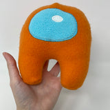 Orange Among Us Plushie Crewmate Imposter